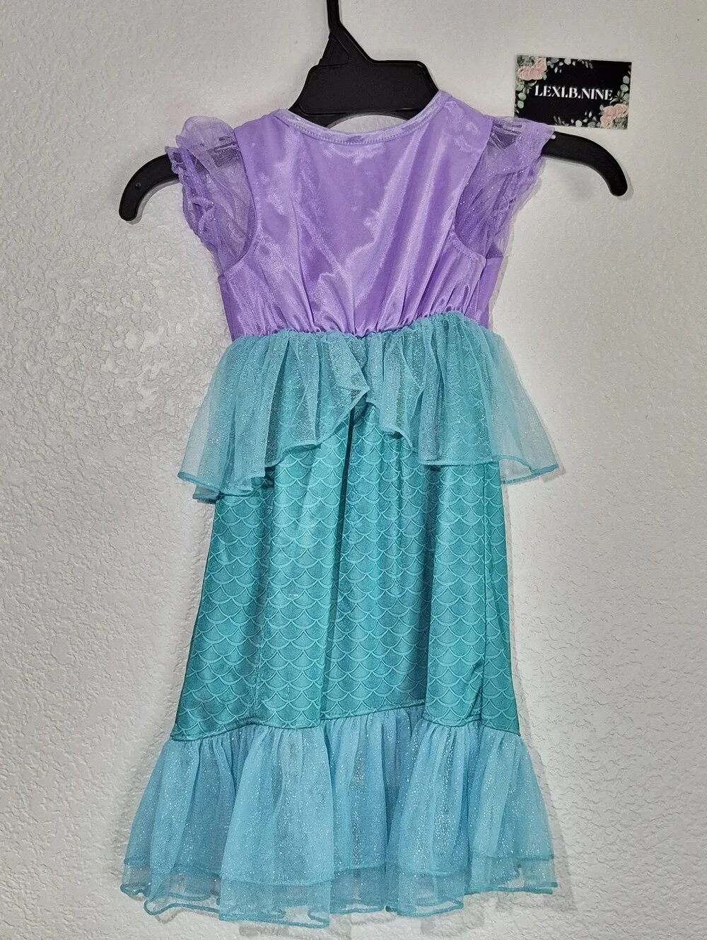 Disney The Little Mermaid Ariel Hallowen  Costume Dress Or Pjs